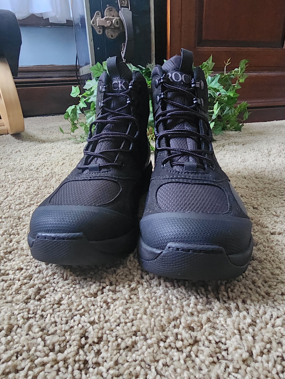 Rocky Men's Ultra Ops Black Tactical Hiking Boots - Picture 3 of 10
